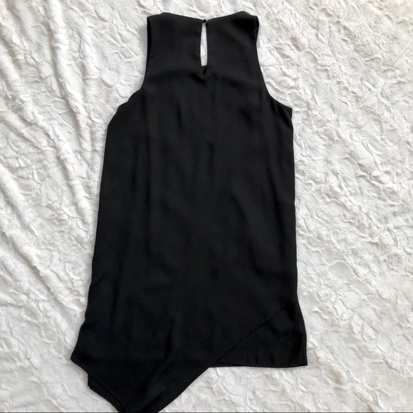 Monteau Sleeveless Asymmetrical Hem Mini Dress - Picture 4 of 6